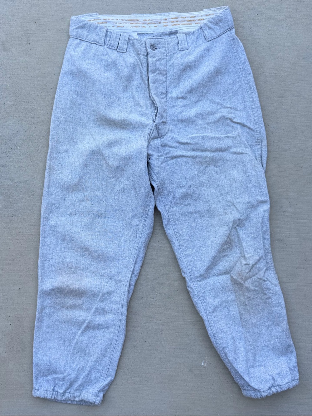 Vintage Wool Baseball Pants